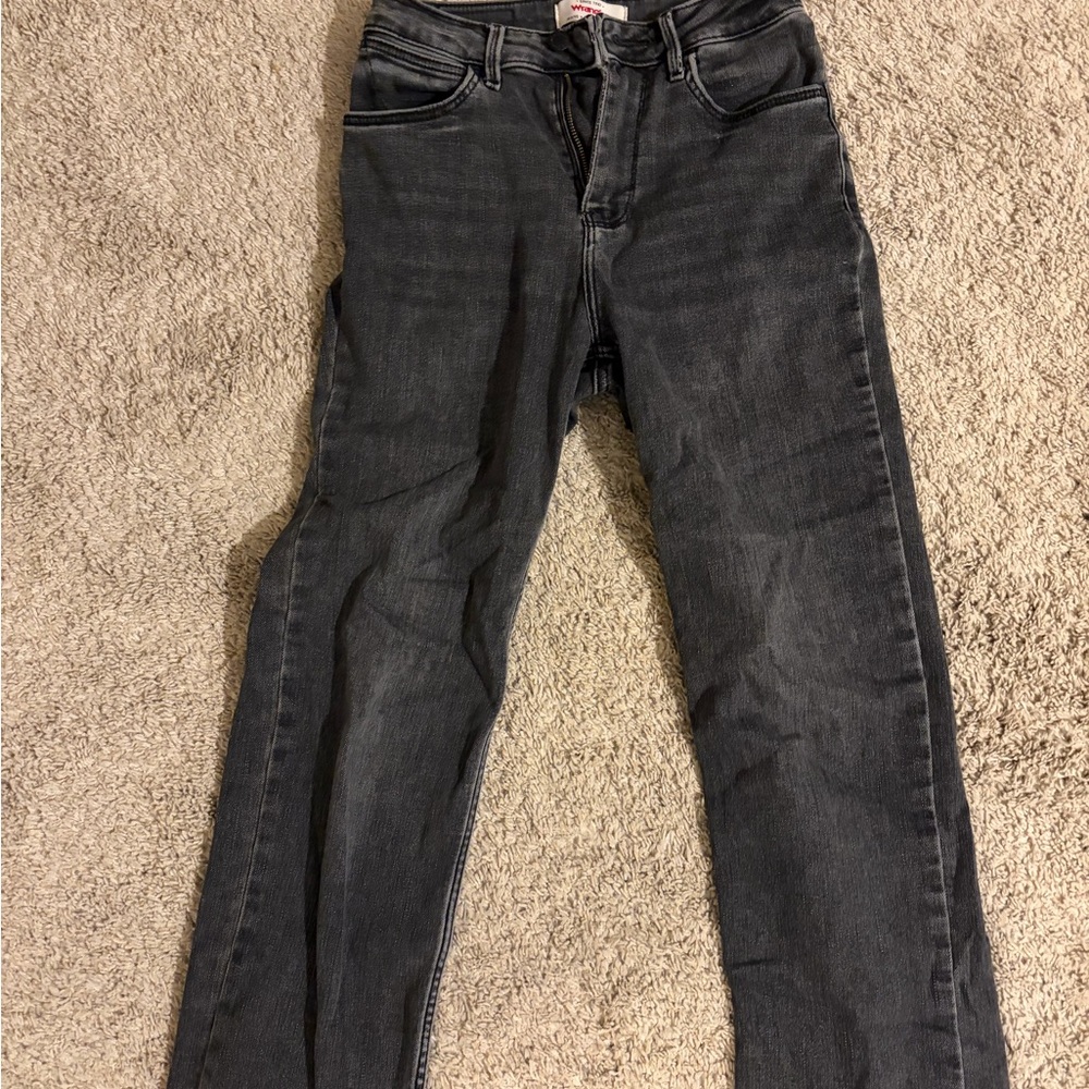 Wrangler Charcoal Faded Black Denim Jeans